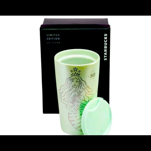 Starbucks 50th anniversary Siren Tumbler with box